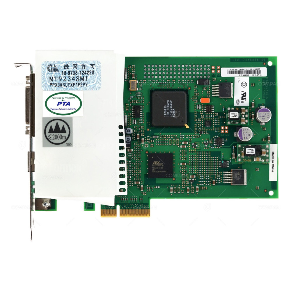 576C IBM PCIE DUAL LINE WAN SERVER ADAPTER WITH MODEM CARD FOR ISERIES POWER7